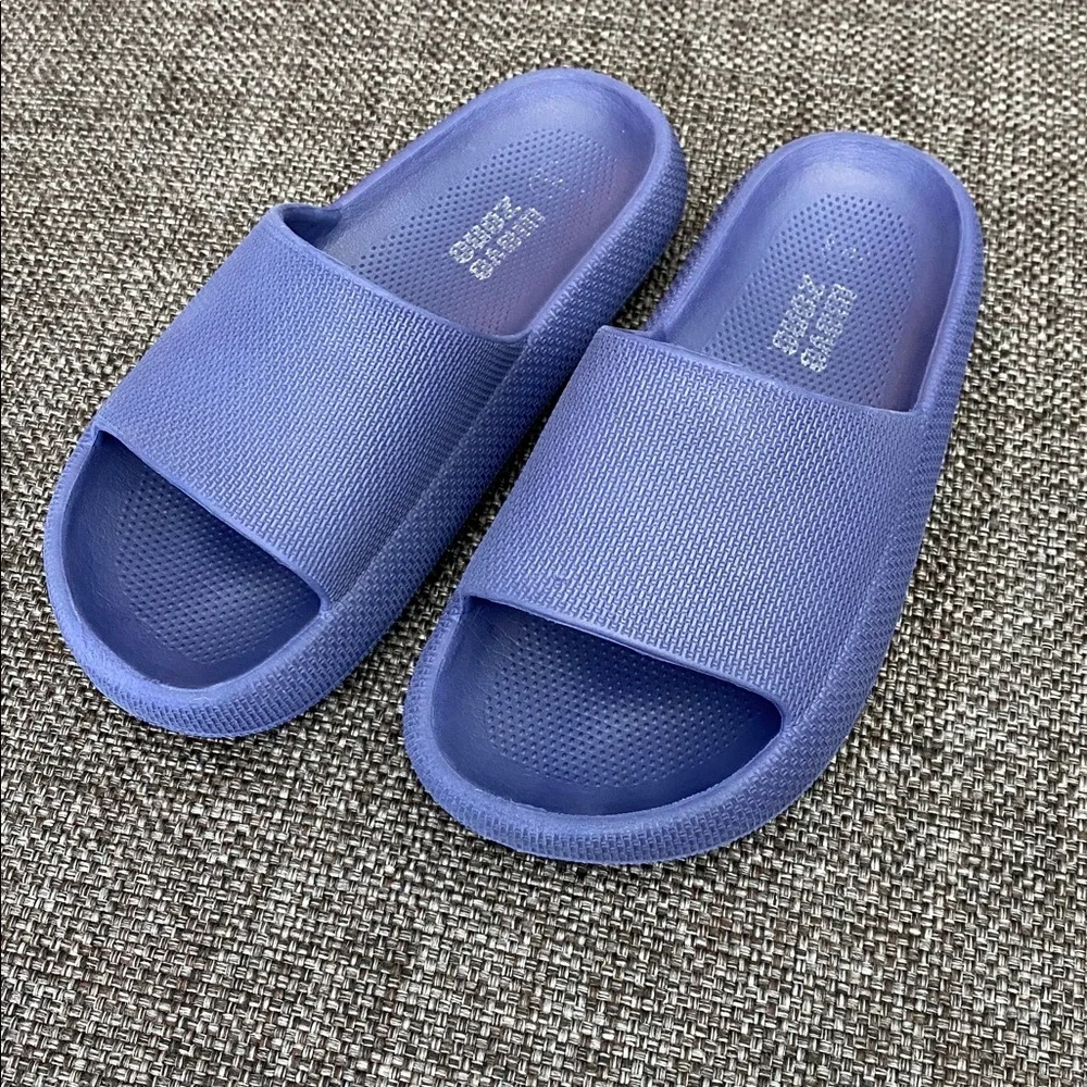 ⭐️ Kids Capelli New York Wave Zone Navy Cloud Slides Sandals, Little Kids 12